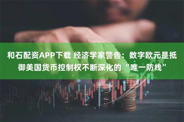 和石配资APP下载 经济学家警告：数字欧元是抵御美国货币控制权不断深化的 “唯一防线”